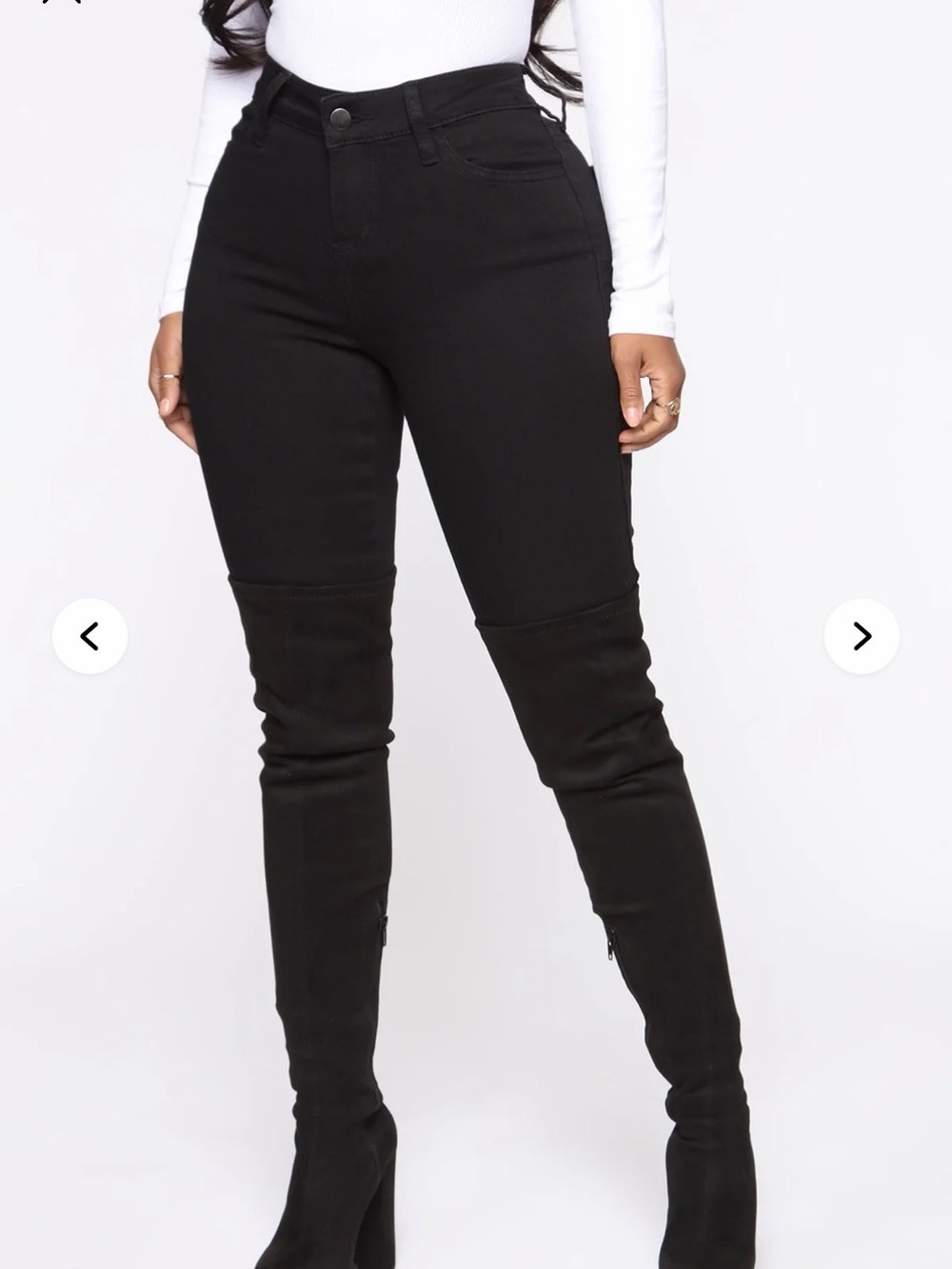 Fashion Nova Classic Mid Rise Skinny Jeans